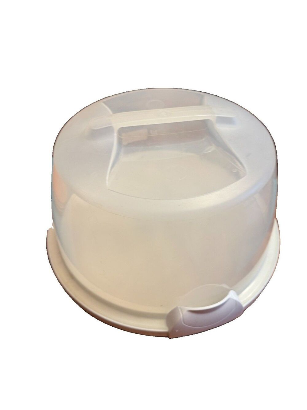 Wilton Round Plastic Cake Container Carrier, White